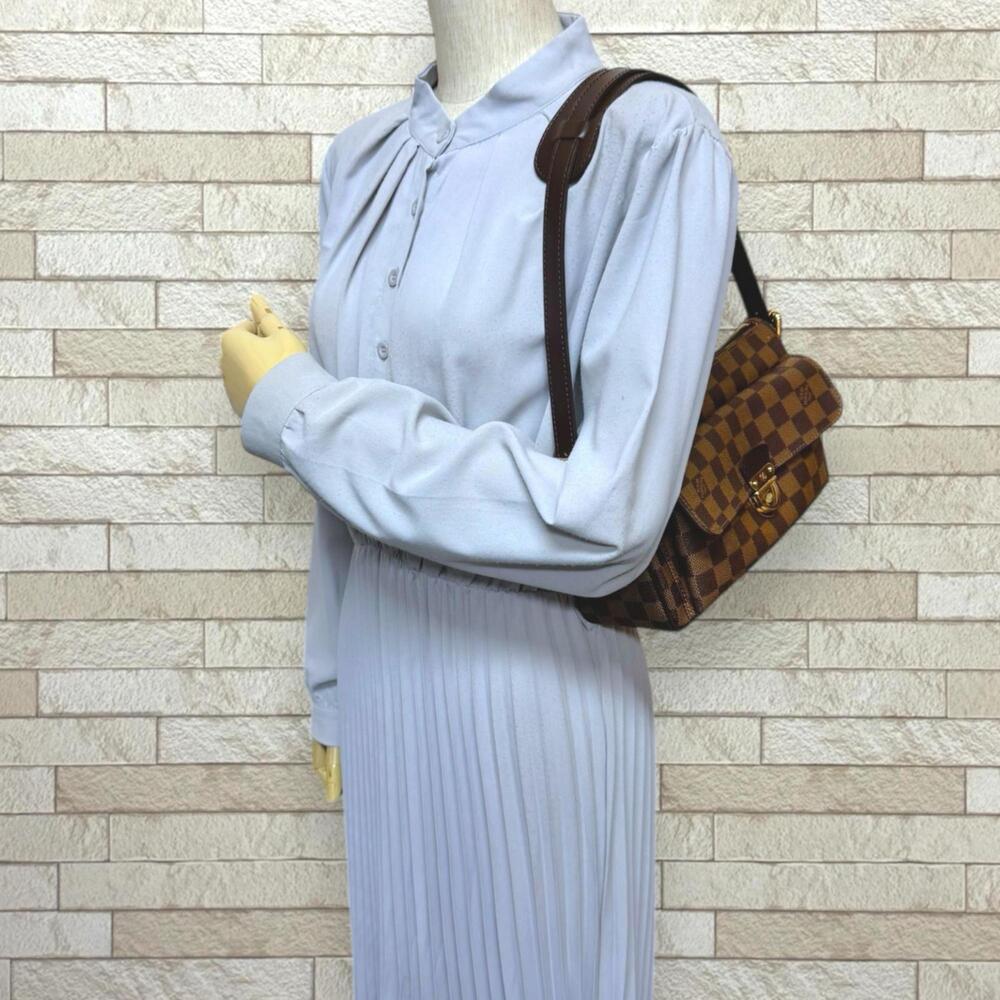 LOUIS VUITTON Brown Damier Canvas Shoulder Bag - Picture 2 of 11